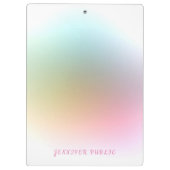 トレンディーエレガントモダンテンプレート クリップボード (裏面)