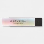 トレンディーエレガントモダンテンプレート サインプレート (正面)