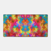 トレンディーエレガントレカラフルインボースタイル デスクマット (正面)
