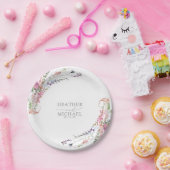 トレンディーエレガントワイルドフラワーフローラ結婚ズ ペーパープレート (パーティー)