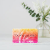 トレンディーエレガント名刺 名刺 (スタンド正面)