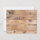 トレンディーエレガント国の卒業発表 招待状 (裏面)