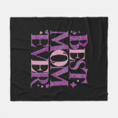 トレンディーエレガント最高のママエバー フリースブランケット (正面(横))