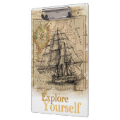 トレンディーエレガント自己改善引用文やる気を起こさせる クリップボード (左)