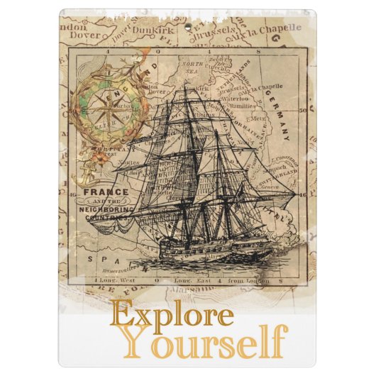 トレンディーエレガント自己改善引用文やる気を起こさせる クリップボード (裏面)