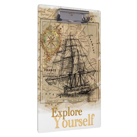 トレンディーエレガント自己改善引用文やる気を起こさせる クリップボード (右)