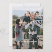 トレンディーオハイオおもしろいオーバーレイホリディフラットカード シーズンカード (正面)