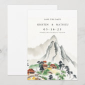 トレンディーオンラインマウンテン セーブザデート (正面/裏面)