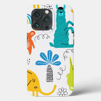 トレンディーオーストラリアブルーオレンジグリーンイエロータフ iPhone 13 PROケース