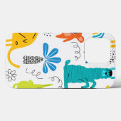 トレンディーオーストラリアブルーオレンジグリーンイエロータフ Case-Mate iPhoneケース (裏面 (横))