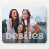 トレンディーオーバーレイベスティータイポグラフィ写真 マウスパッド (正面)