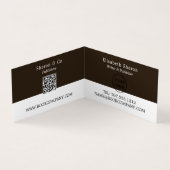 トレンディーオープンブック、パブリッシャー、ライターブックの署名 名刺 (内部)