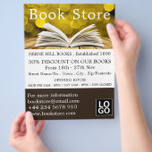 トレンディーオープンブック、ブックスト広告アズ チラシ (手)