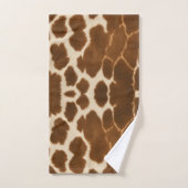 トレンディーカウレザーフェイクコレクシエレガントョン バスタオルセット (ハンドタオル)