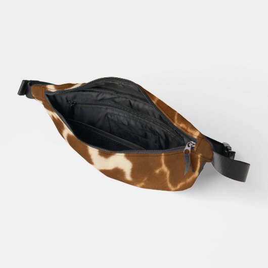 トレンディーカウレザーフェイクコレクシエレガントョン ファニーパック (見開き)