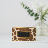 トレンディーカウレザーフェイクコレクシエレガントョン 名刺 (スタンド正面)