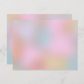 トレンディーカエレガントラー空白のテンプレート抽象芸術 ノートカード (正面/裏面)