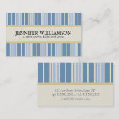 トレンディーカスタマイズのママ通話カーストライプド:05 コーリングカード (正面/裏面)