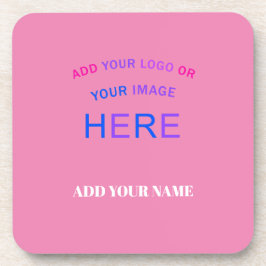 トレンディーカスタマイズパーソナライズされた可能な商標ピンク コースター