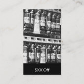 トレンディーカスタムイメージ$XXオフ 割引カード (正面)