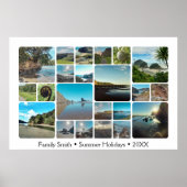 トレンディーカスタムインスタグラム旅行先の写真 ポスター (正面)