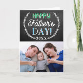 トレンディーカスタムシャルボード写真父の日 カード (正面)