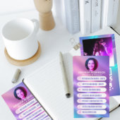 トレンディーカスタムソーシャルメディアのアイコン 名刺