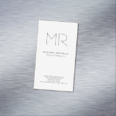 トレンディーカスタム製イニシャルモノグラムの マグネット名刺 (インサイチュ)