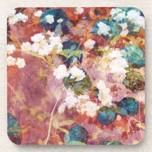 トレンディーカッコいいのの花のパターン コースター (正面)