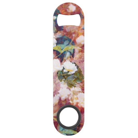 トレンディーカッコいいのの花のパターン スピード栓抜き (正面)