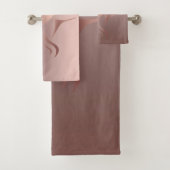 トレンディーカッコいいガール顔シルエット バスタオルセット (インサイチュ)