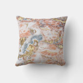 トレンディーカッコいいグラデーション大理石のテクスチャ クッション (裏面)