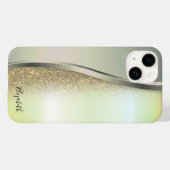 トレンディーカッコいいグリッター Case-Mate iPhoneケース (裏面 (横))