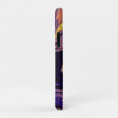 トレンディーカッコいいパープルマーブルケースメイトiPhoneケース Case-Mate iPhoneケース (裏面/右)