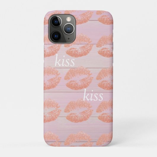 トレンディーカッコいいピンクウッド Case-Mate iPhoneケース (裏)