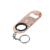 トレンディーカッコいい大理石テクスチャ キーホルダー栓抜き (裏面アングル)