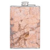 トレンディーカッコいい大理石テクスチャ フラスク (裏面)