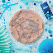 トレンディーカッコいい大理石テクスチャ ペーパープレート (パーティー)