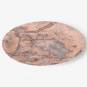 トレンディーカッコいい大理石テクスチャ ペーパープレート (アングル)