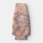 トレンディーカッコいい大理石テクスチャ ボトルクーラー (正面)