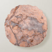 トレンディーカッコいい大理石テクスチャ ラウンドクッション (正面)