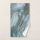 トレンディーカッコいい大理石パターン バスタオルセット (ハンドタオル)