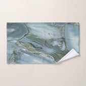 トレンディーカッコいい大理石パターン バスタオルセット (ハンドタオル)