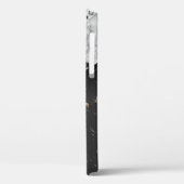 トレンディーカッコいい白黒マーブル Case-Mate iPhoneケース (裏面 / 左)