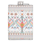 トレンディーカッコいい部族民族幾何学模様 フラスク (裏面)