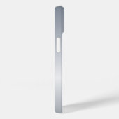 トレンディーカッコいい銀グリッター水色パイナップル Case-Mate iPhoneケース (裏面 / 右)