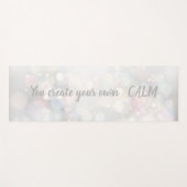 トレンディーカッコいい《写真》ぼけ味 – 独自の冷静さを作成 ヨガマット (正面(横))