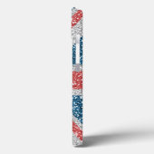 トレンディーカッコいいUKユニオンジャックフラグフェイクグリッター Case-Mate iPhoneケース (裏面 / 左)