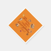 トレンディーカボチャのスパイスで全てを素晴らしい スタンダードカクテルナプキン (角)