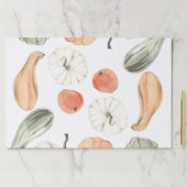 トレンディーカラフルかぼちゃ模様 |秋の雰囲気 ペーパーパッド (インサイチュ)